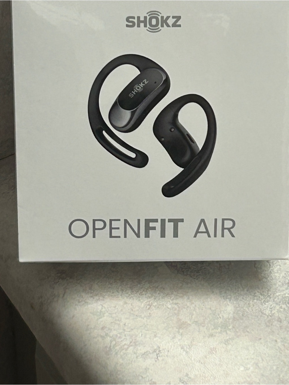 NWT Shokz OpenFit Air Black Open-Ear Bluetooth Wireless Earbuds Factory Sealed
